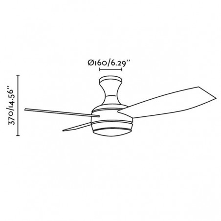 MINI UFO Ventilator mit Licht