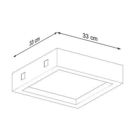 Riza LED-Deckenleuchte (18W)
