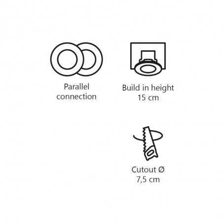 Tilting Recessed Light Triton 3-Kit