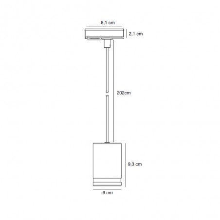 Pendant Spotlight for rail Rondie Link