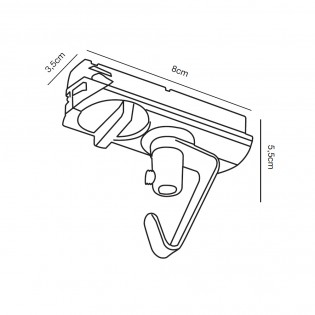 Adapter für Link-Aufhängeschienen