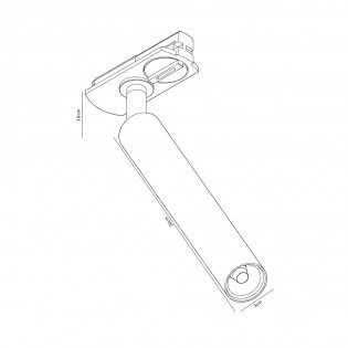 Omari Link LED-Schienenstrahler (3,2W)