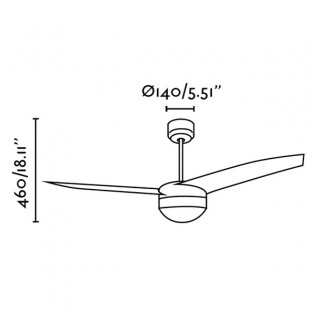Ceiling Fan with light EASY