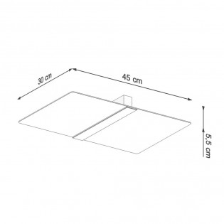 Flush Light Azalia