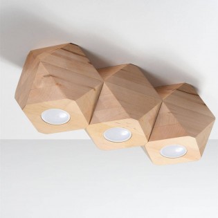 Woody Deckenleuchte (3 Lichter)