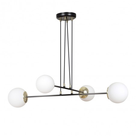 Lámpara colgante Signo Negro (4 luces)