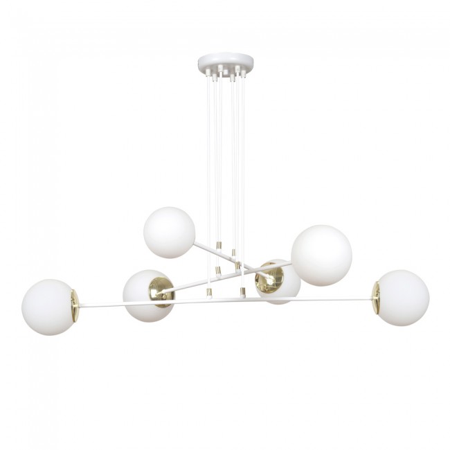 Lámpara colgante Signo Blanco (6 luces)