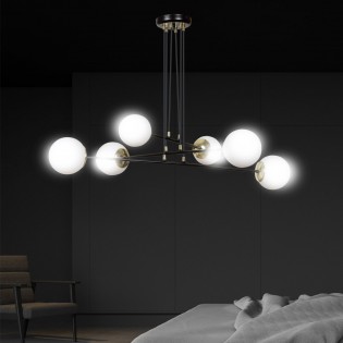 Ceiling Lamp Signo Black (6 lights)