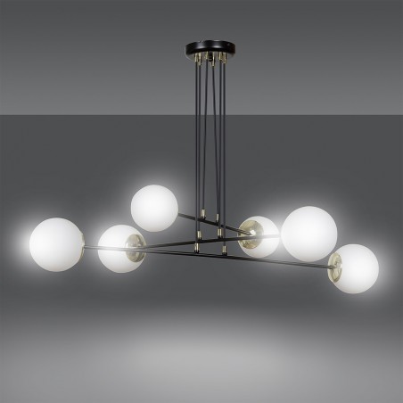 Ceiling Lamp Signo Black (6 lights)