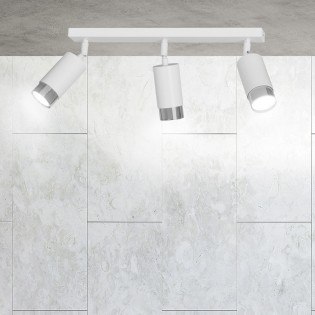 Spotlight Track Lamp Mura White/Chrome (3 lights)