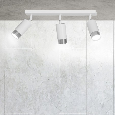 Spotlight Track Lamp Mura White/Chrome (3 lights)