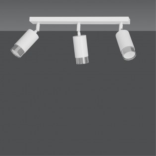 Regleta de techo Mura Blanco/Cromo (3 luces)