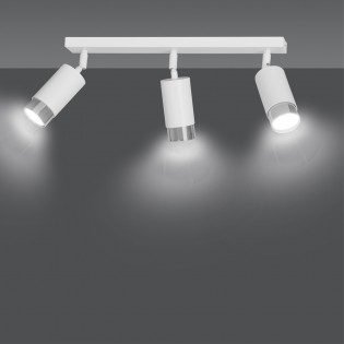 Spotlight Track Lamp Mura White/Chrome (3 lights)