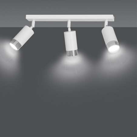 Spotlight Track Lamp Mura White/Chrome (3 lights)