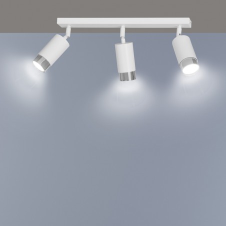 Spotlight Track Lamp Mura White/Chrome (3 lights)