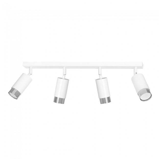 Regleta de techo Mura Blanco/Cromo (4 luces)