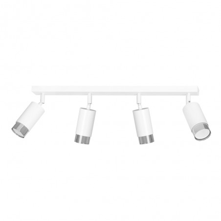 Spotlight Track Lamp Mura White/Chrome (4 lights)