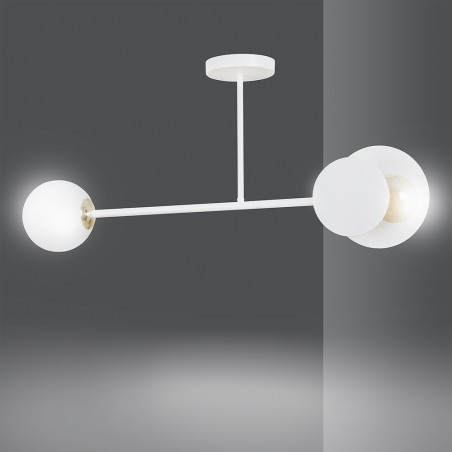 Plafón de techo Meltis Blanco (2 luces)
