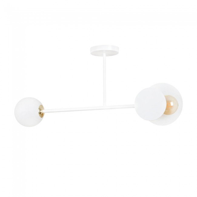 Plafón de techo Meltis Blanco (2 luces)
