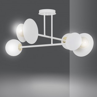 Plafón de techo Meltis Blanco (4 luces)