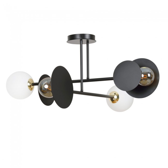 Ceiling Lamp Meltis Black (4 lights)