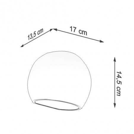 Wall lamp Globe II