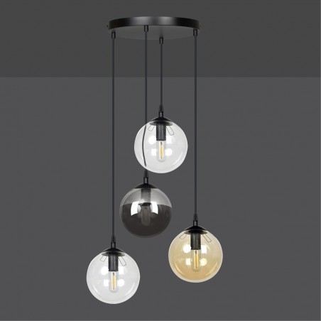 Cluster Pendant Lamp Sagan Mix (4 lights)