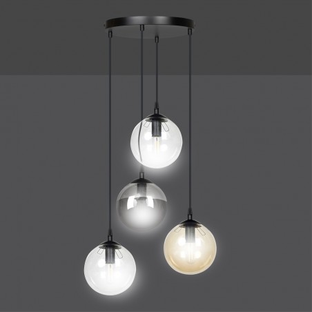 Cluster Pendant Lamp Sagan Mix (4 lights)