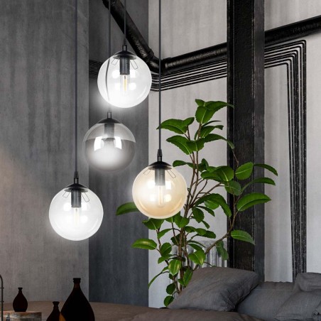 Cluster Pendant Lamp Sagan Mix (4 lights)