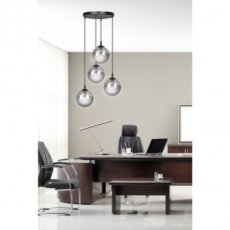 Cluster Pendant Lamp Sagan Graphite (4 lights)