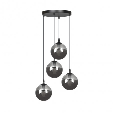 Cluster Pendant Lamp Sagan Graphite (4 lights)