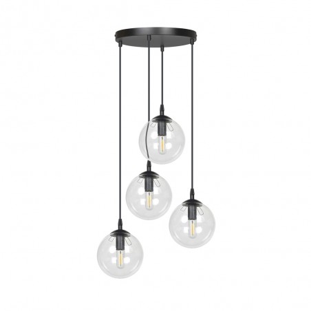 Cluster Pendant Lamp Sagan Transparent (4 lights)