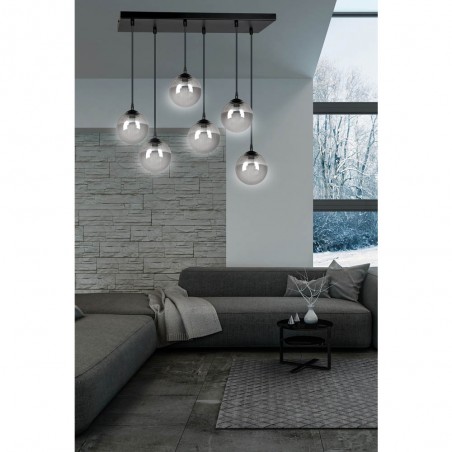 Ceiling Track Lamp Sagan Graphite (6 lights)