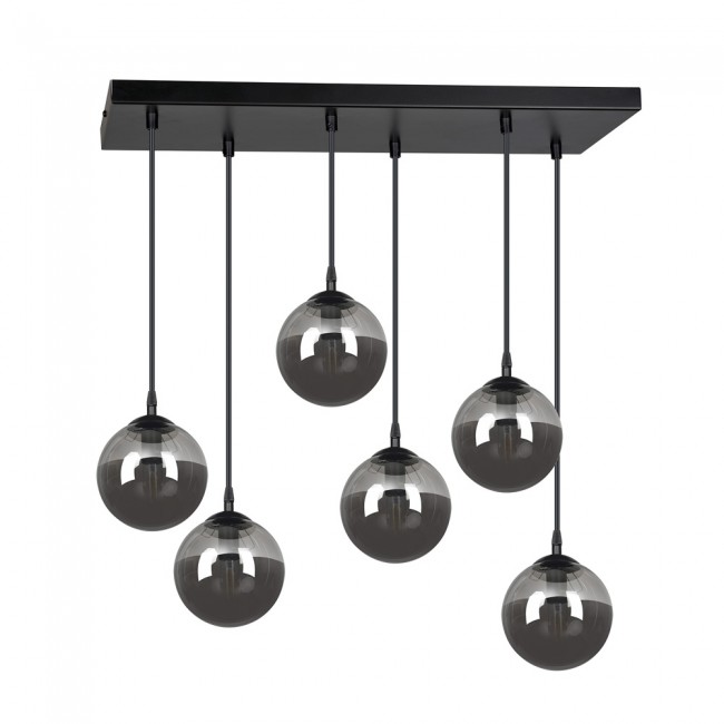 Ceiling Track Lamp Sagan Graphite (6 lights)