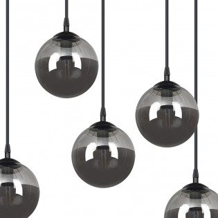 Ceiling Track Lamp Sagan Graphite (6 lights)