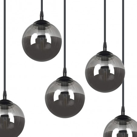 Regleta de techo Sagan Grafito (6 luces)
