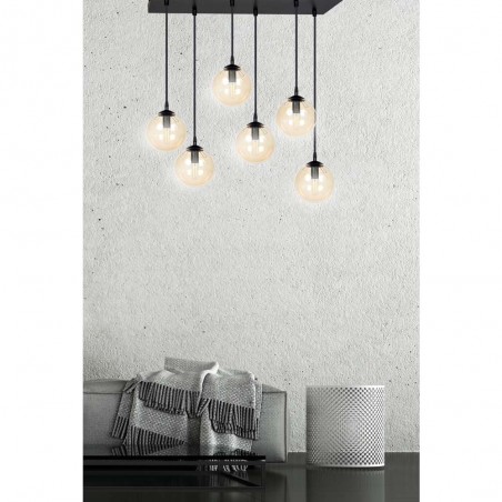 Ceiling Track Lamp Sagan Amber (6 lights)