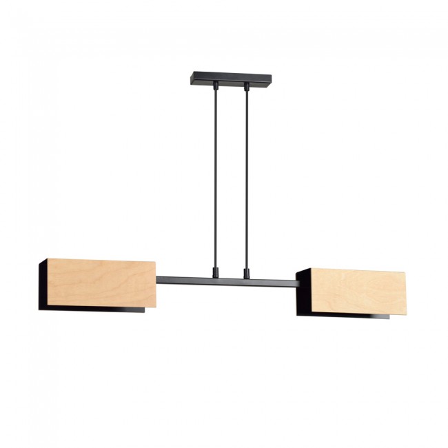 Ceiling Lamp Perta Black (2 lights)