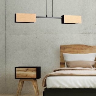 Ceiling Lamp Perta Black (2 lights)