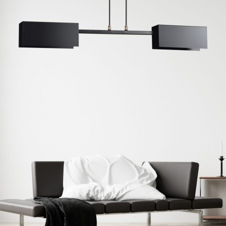 Ceiling Lamp Lastro Black (2 lights)