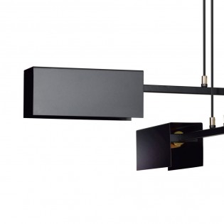 Ceiling Lamp Lastro Black (4 lights)