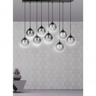 Regleta de techo Sagan Grafito (9 luces)