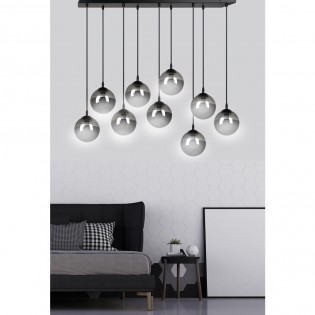 Regleta de techo Sagan Grafito (9 luces)