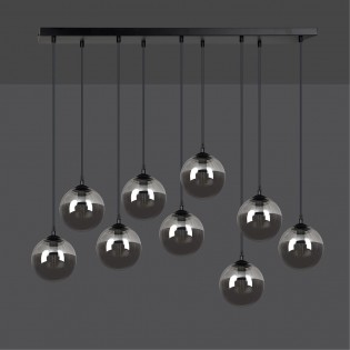 Regleta de techo Sagan Grafito (9 luces)