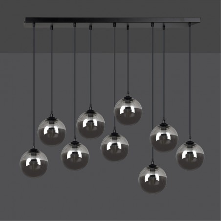 Ceiling Track Lamp Sagan Graphite (9 lights)