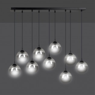 Regleta de techo Sagan Grafito (9 luces)