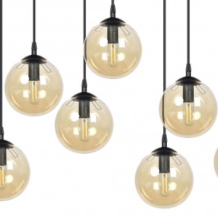 Regleta de techo Sagan Ámbar (9 luces)