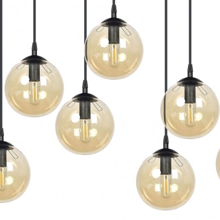 Regleta de techo Sagan Ámbar (9 luces)