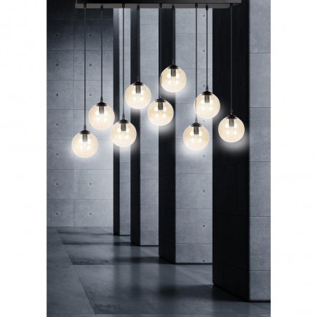 Ceiling Track Lamp Sagan Amber (9 lights)