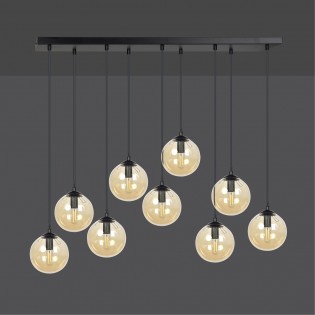 Ceiling Track Lamp Sagan Amber (9 lights)